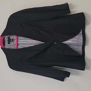 Black Linen Blazer